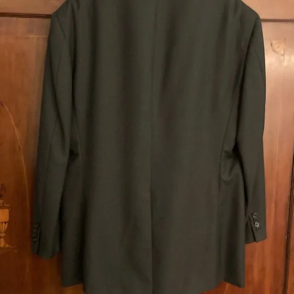 Ralph Lauren mens suit charcoal wool notched lapel excellent preloved condition